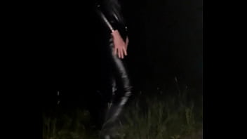 Guy Walk in the wood in latex